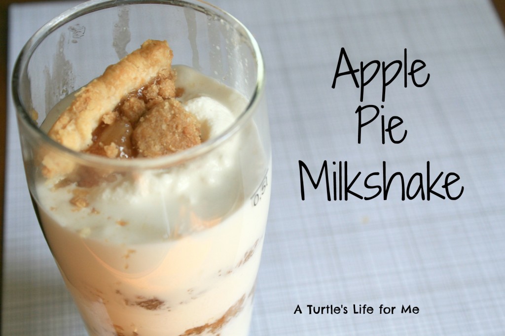 apple pie milkshake up close