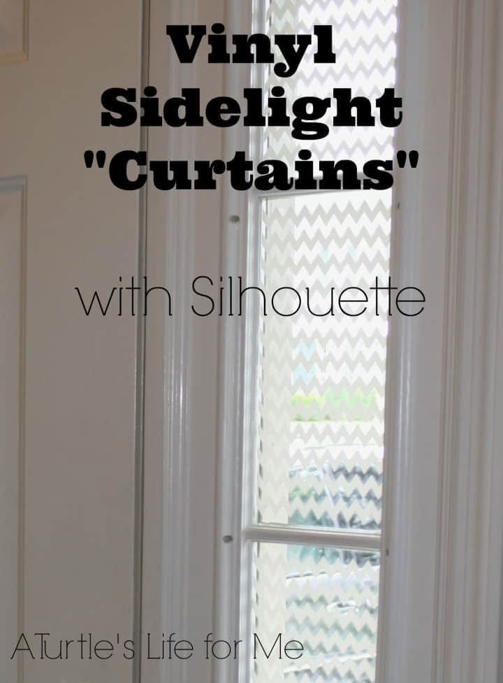 after front door vinyl curtains sidelight