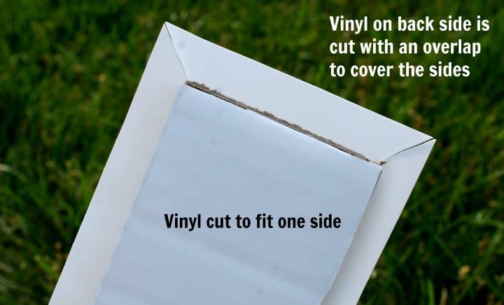 target vinyl cardboard