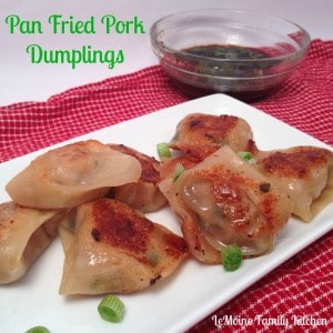 Pan Fried Pork Dumplings