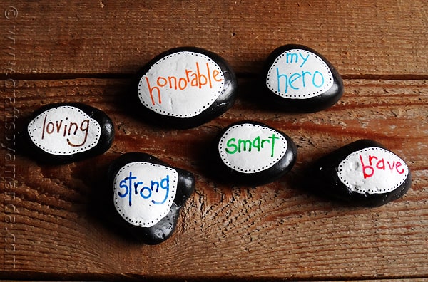 Father's Day Stones Paperweights