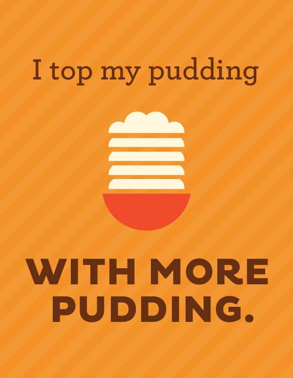 chocolate pudding graphic 1