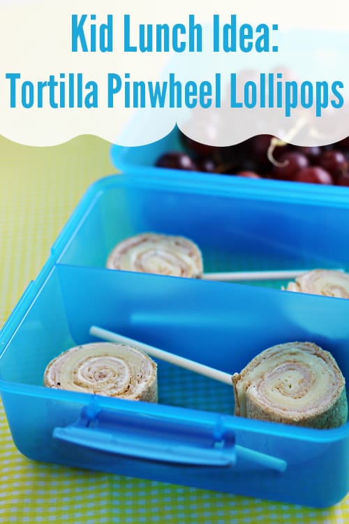 Tortilla Pinwheel Lollipops