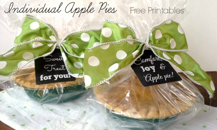 individual apple pies free printable