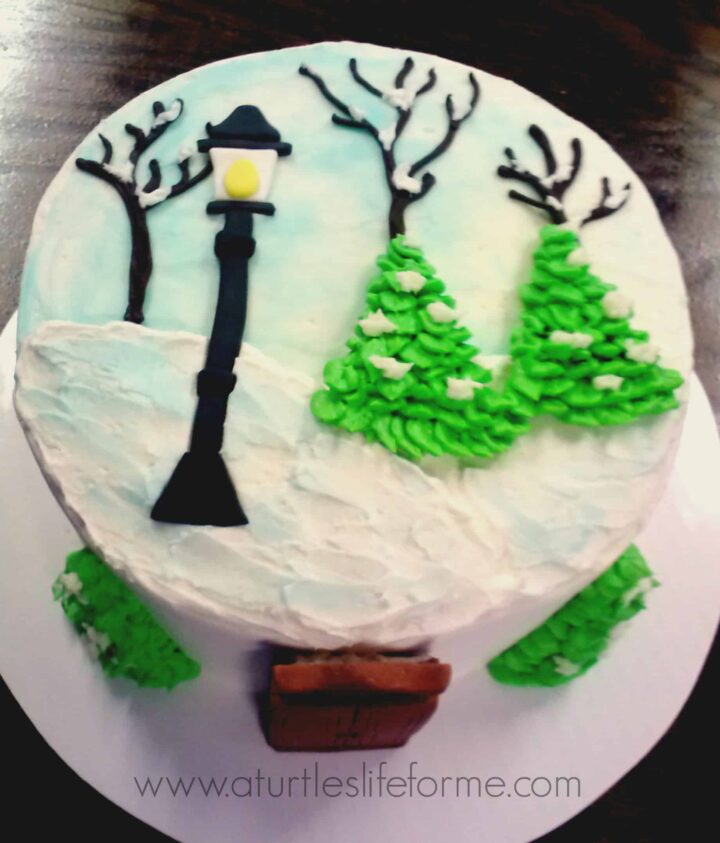 narnia birthday cake lion witch wardrobe watermarked