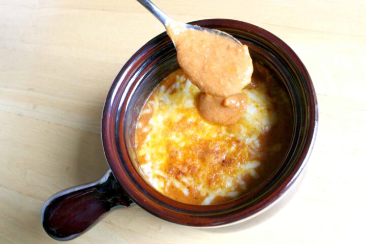 Spicy Tomato Parmesan Soup