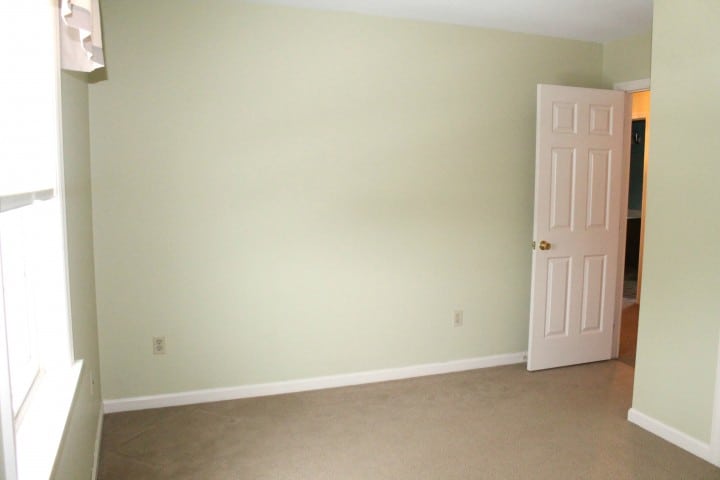 green bedroom before
