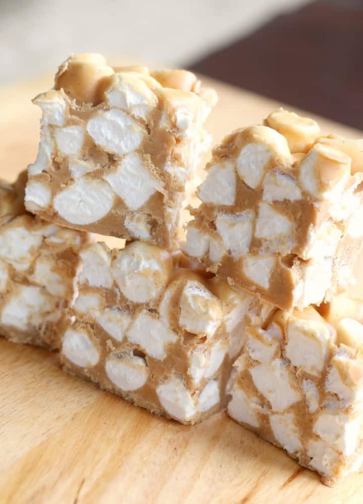 3-ingredient Peanut Butter Marshmallow Fudge