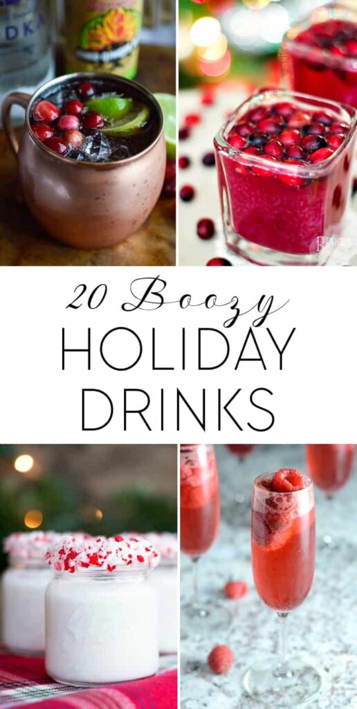 This collection of alcoholic holiday drinks will make your next party a huge hit!
