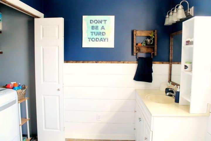 bathroom laundry room makeover before and after