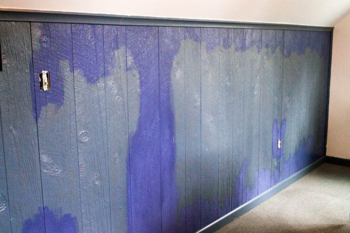 Blue paneling