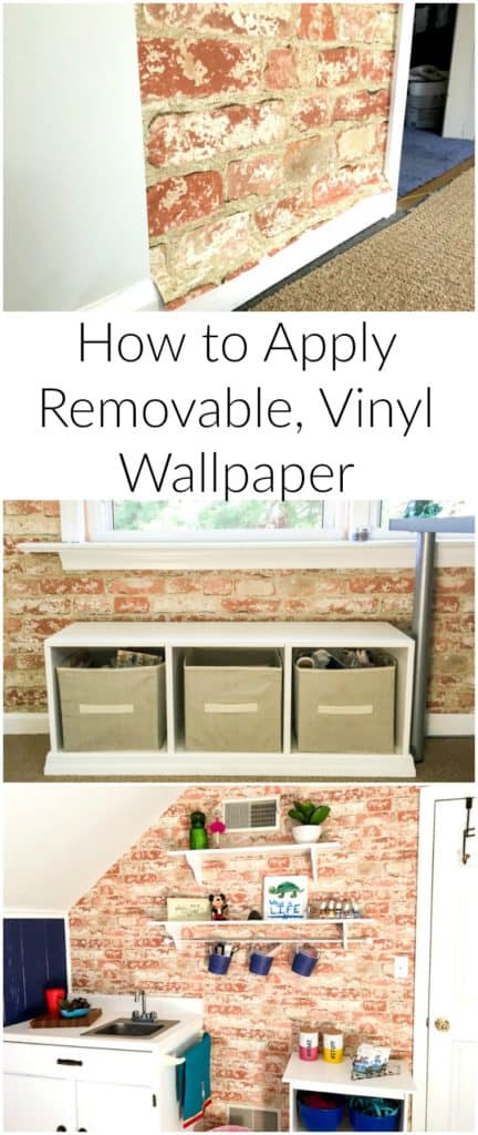 How to apply removable vinyl wallpaper to your room