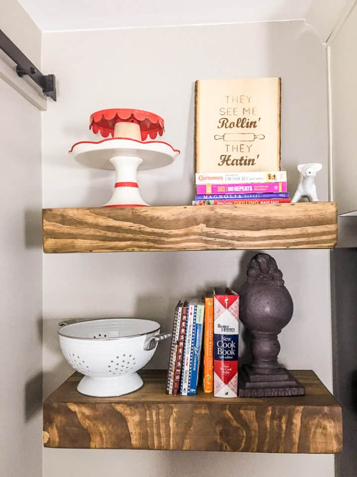 How to build floating shelves