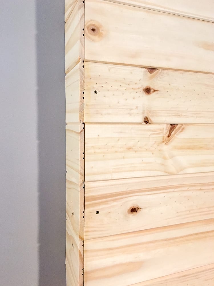 Step 4- Directions to build a pallet wall